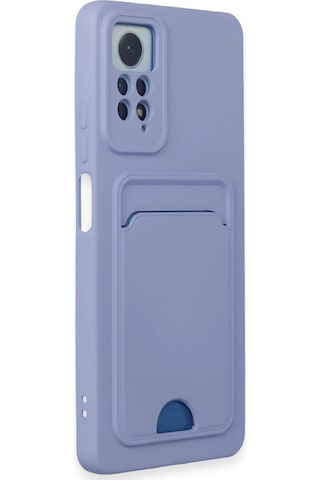 Newface Xiaomi Redmi Note 11 Pro Kılıf Kelvin Kartvizitli Silikon Semeglbl - 9 - Lila