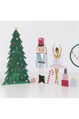 Meri Meri - Nutcracker Card - Nutcracker Tebrik Kartı