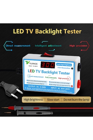 Qingmipy Çok Amaçlı Led Tv Arka Işık Test Cihazı - 0-300v Otomatik Dijital Ekranlı