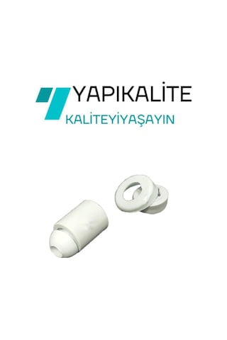 4 Adet Taharat Çubuğu Ucu Plastik Beyaz Taharet Borusu Ucu Beyaz