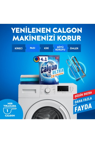Calgon Ultra Konsantre Çamaşır Makinesi Kireç Önleyici 250 G