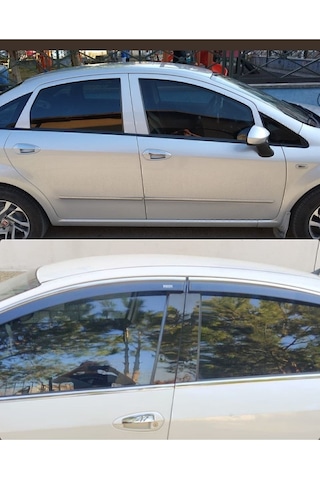 Fiat Linea Parlak Siyah Kapı Sütunları