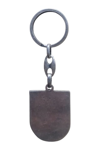 Kara Kuvvetleri Metal Anahtarlık - Boyasız Eskitme Model Gri - Gümüş