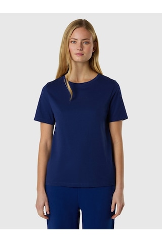 North Sails Kısa Kollu Kadın T-shirt-33528 Mavi
