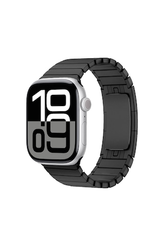 Biriva Home Watch 10 46mm Uyumlu Krd-35 Metal Kordon-siyah