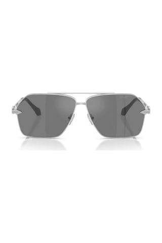 Verace Ve 2284 10006g 63 Erkek Geometrik Gri Metal Güneş Gözlüğü Gri