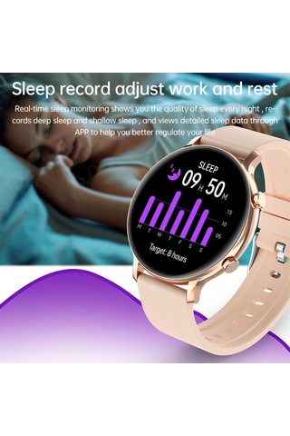Geeroyoo JZR-GY Hw36 1.28" Ip67 Spor Bluetooth Bt5.0 Sağlık Takibi Adımsayar Android İos Telefon Uyumlu Siyah Akıllı Saat (İthalatçı Garantili)