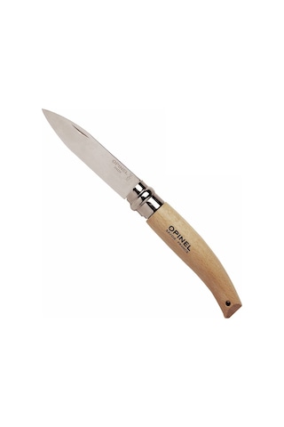 Opinel İnox 8 No Kayın Saplı Paslanmaz Bağ Kamp Çakısı Çok Renkli