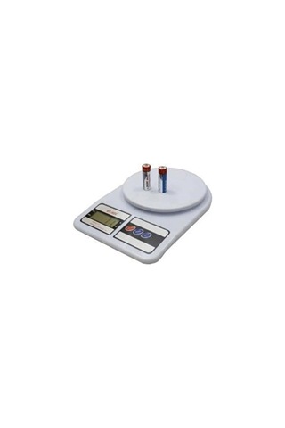 Dijital Hassas Terazi 10 Kg Dara Özellikli Lcd Ekranlı Beyaz Renk Özel