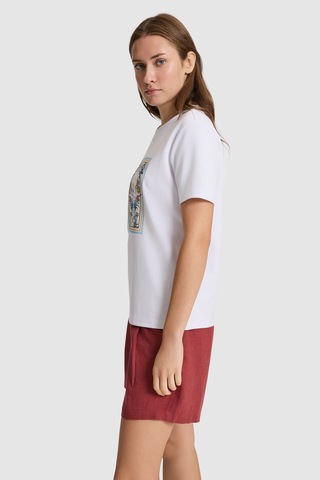 U.S. Polo Assn. U.s. Polo Assn. Kadın Beyaz Tişört 50323487-vr013