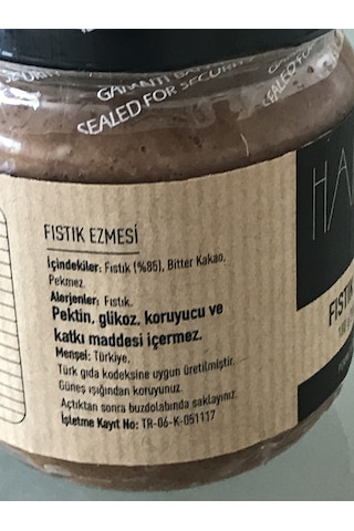 Hamm-Hum Fıstık Ezmesi Bebek Serisi Pekmezli Kakaolu 180 G