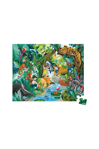 Janod 100 Parça Çantalı Puzzle - Inka Macerası