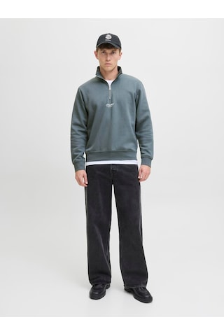 Jack & Jones Jjesoho Sweat Quarter Zıp Hn Noos Stormy Weather Stormy Weather