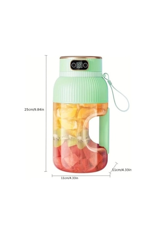 Fastbuy Mavi 4 Mevsim 40-58 Oz Usb Şarjlı Çift Kapaklı Sıkıcı, Ev Ve Seyahat İçin Kullanışlı Mavi