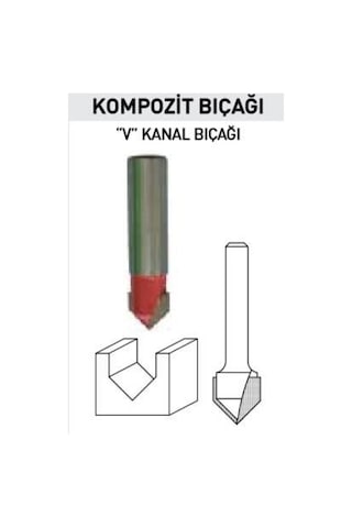 14479 Kompozit Freze Bıçağı 1x12 Mm