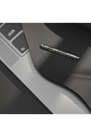 Aubyhe Titanium Alyuminyum Çok Amaçlı Taktik Kalem - Çarpıcı Pimli Cam Kırıcı, Savunma Ve Yazma Fonksiyonu, Taşınabilir Zsb007 Tabiat