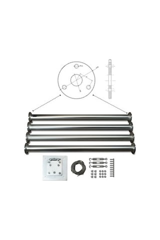 Set 1500w 24v Windsafe Korumalı Rüzgar Türbini + Wind Pro Şarj Kontrol Cihazı + Direk Seti İsta-breeze