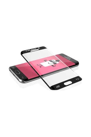 Samsung Uyumlu Galaxy S7 Edge Davin Seramik Ekran Koruyucu Siyah