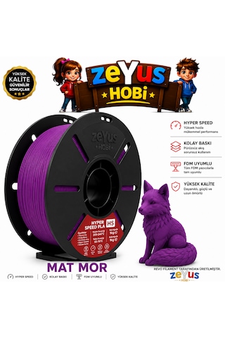 Generic Pla Hs Hyper Speed Filament Mat Mor 1.75 Mm 1000 Gr