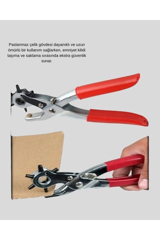 Delme Pensesi 6 Başlıklı Çok Amaçlı Paslanmaz Çelik Ergonomik - 5000