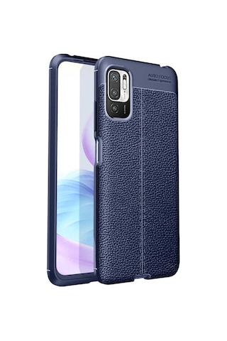 Xiaomi Poco M3 Pro Kılıf Deri Tarzı Niss Silikon Case