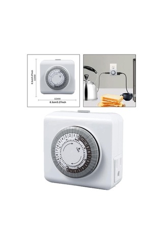 Pazly Zamanlayıcı Suntek Soketi Saat Mini Işıklar Ev Aletleri 24 Fd