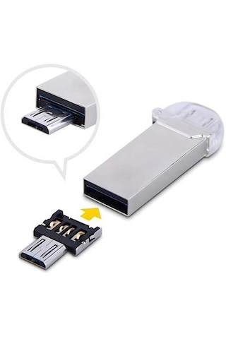 Alfais 5005 Micro Usb Otg Android Şarj Data Kablo Uç Çevirici Dön