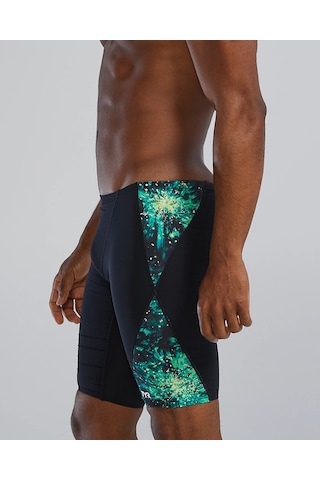 Tyr Durafast Elite Erkek Jammer Mayo - Radiant Flare Siyah - Yeşil