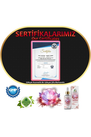 Gökçek Kozmetik Safran Yüz Serumu 30 ML