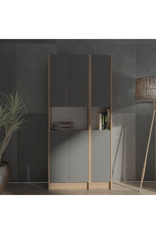 Kuta Flat85 Kitaplık 6 Kapaklı Kütüphane (487094274)