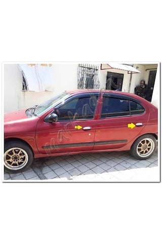 Db Chrome Renault Megane 1 Kapı Kolu Nikelajı 1996-2004 4 Kapı P.