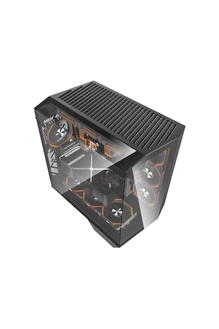 Quantum Gaming Proxima Siyah 4 Adet Argb Fan 390mm Vga Temperli Cam Ve Type-c Bağlantılı 850w Gaming Kasa
