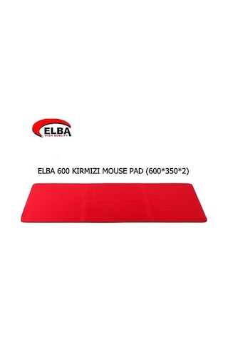Elba 600 Mouse Pad Kırmızı (600-350-2) Büyük Boy Mouse Pad