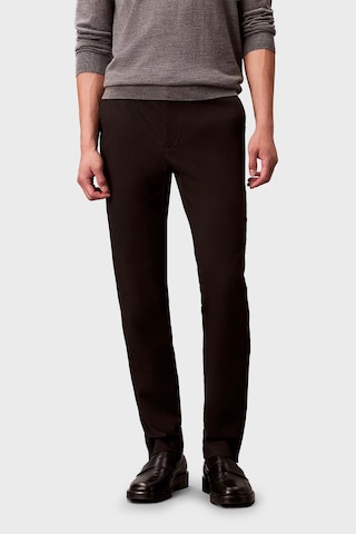 Calvin Klein Pamuklu Slim Fit Dar Paça Chino Pantolon Lv04ld613gub1 Erkek Pantolon Lv04ld613g Ub1 Siyah