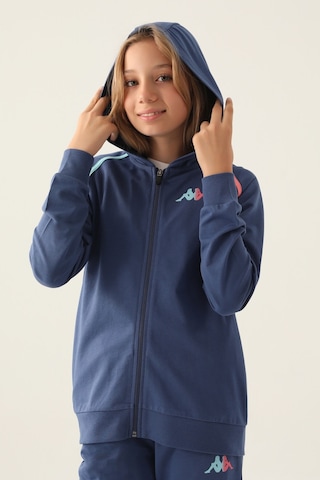 Kappa Zippered Lacivert Kız Çocuk Sweatshirt 5274-43451 Lacivert