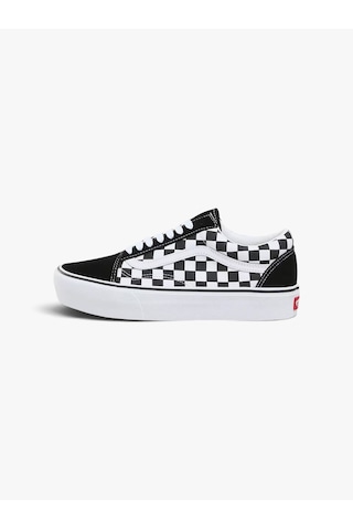 Vans Ua Old Skool Platform Uniseks Siyah Spor Ayakkabı - Vn0a3b3u Siyah/beyaz