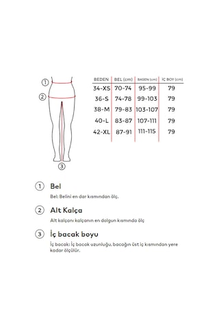 it's basic Kadın Gri Renk Palazzo Fit %100 Koton Denim Jean
