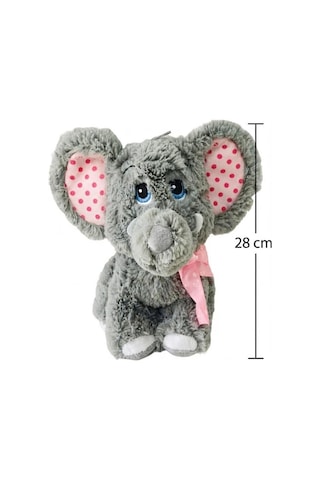 Peluş Sevimli Fil Mavi 50 Cm Sevimli Konforlu: Peluş Uyku Yastığı Sarılma Arkadaşı Dekoratif Oyuncak Çok Renkli