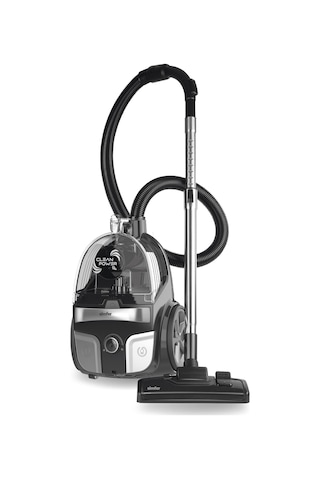 Simfer 6300 Clean Power S4 Toz Torbasız Yatay Süpürge 800W Silver-Gri