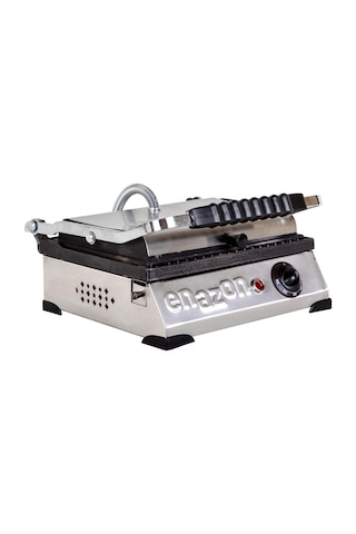 8 Dilim Elektrikli Saf Döküm Tost Makinesi Döküm 30x23 - İnoks