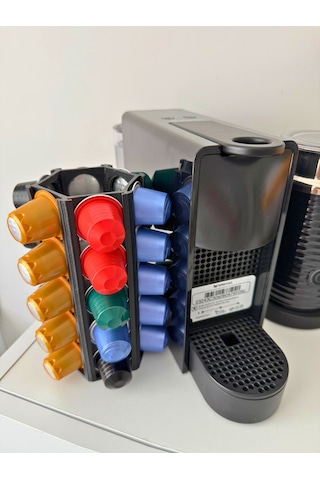 Nespresso Kapsül Tutucu - 30 Lu Dikey Kahve Standı Siyah