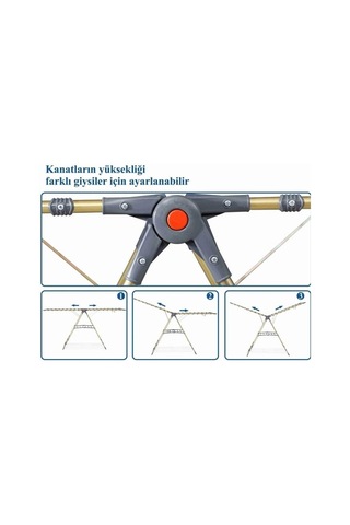 Harbinger MM041 Apex Gold Çamaşır Kurutma Askısı Altın Sarısı