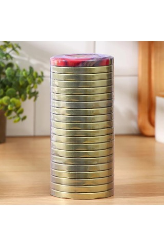 Dom İ Sad Konserve Kapağı Vidalı Twist-off, 82 Mm, 20 Adet. 212521530 Gri