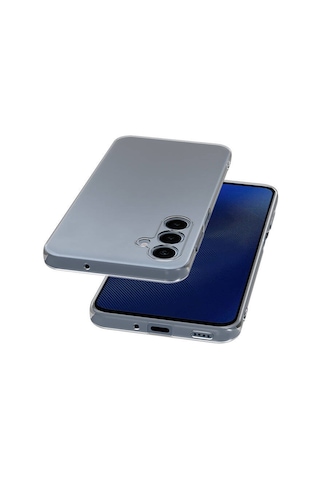 Kilifone - Galaxy S24 Fe Uyumlu - Kılıf Şeffaf Soft Slim Fitt Süper Silikon Kapak - Şeffaf