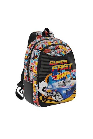 Hot Wheels Okul Çantası Kırmızı-siyah
