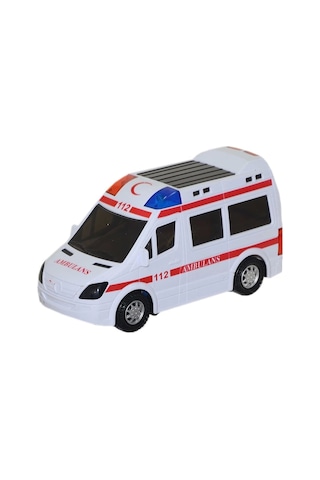 Kutulu Pilli Işıklı Sesli Ambulans Std