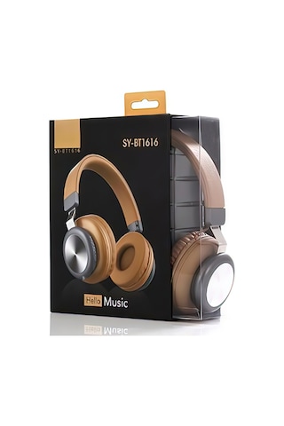SY-BT1616 Mikrofonlu Kulak Üstü Bluetooth Kulaklık