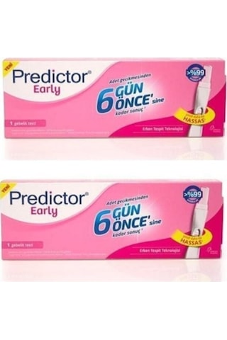 Predictor Early Gebelik Testi (2 Adet)