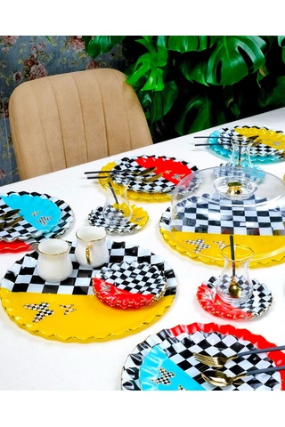 Glore 28 Parça Audra Çay Seti 69703 Çok renkli