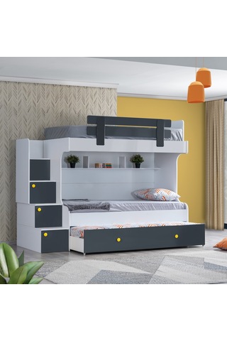 Ranza, Metris Yavrulu Ranza 3 Kapaklı Dolap 2 Adet Comfort Yatak 90 X 190 CM